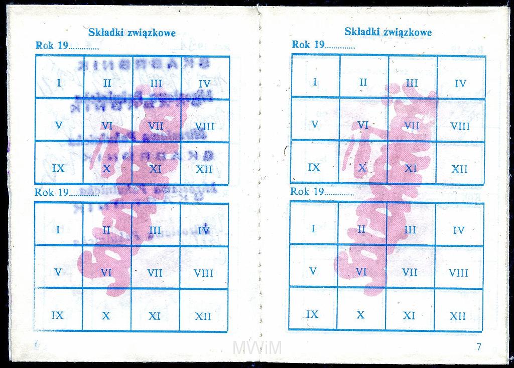 KKE 3270-5.jpg - Legitymacja Solidarność, Przewodniczący komisji zakładowej NSZZ "Solidarność Pracowników WPB", Jan Rutkowski, 1 kwietnia 1989 r.